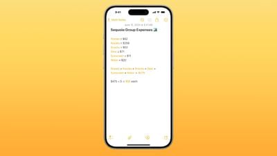 aplicación de notas ios 18