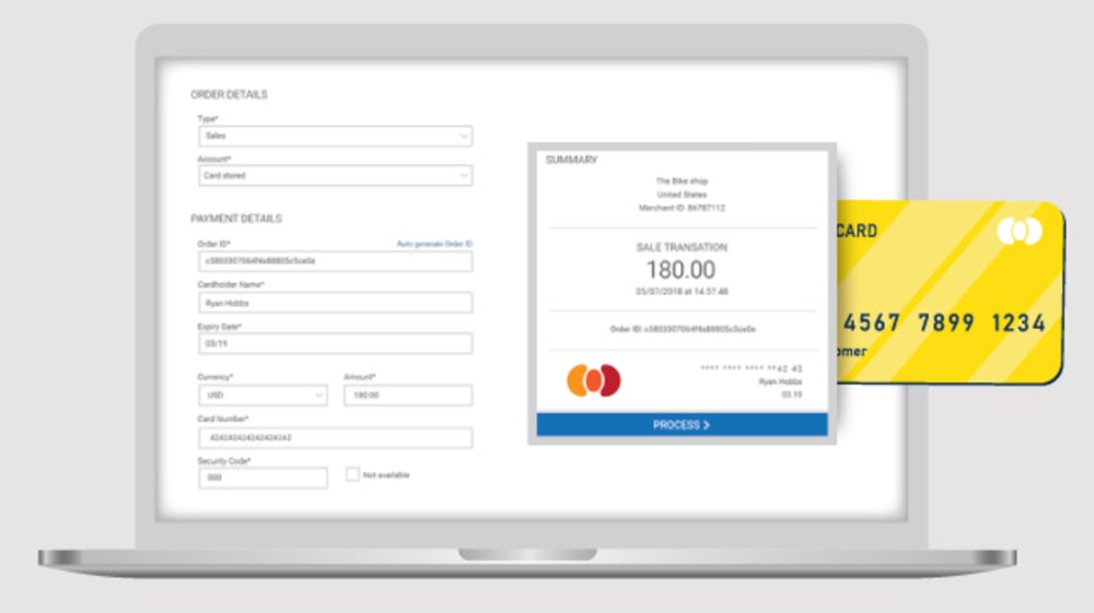 PaymentCloud virtual terminal.