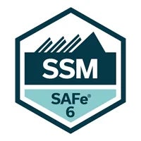 SAFe Scrum Master logo.